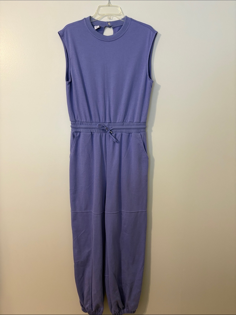 Women’s Sleeveless Lavender One-Piece Jumpsuit